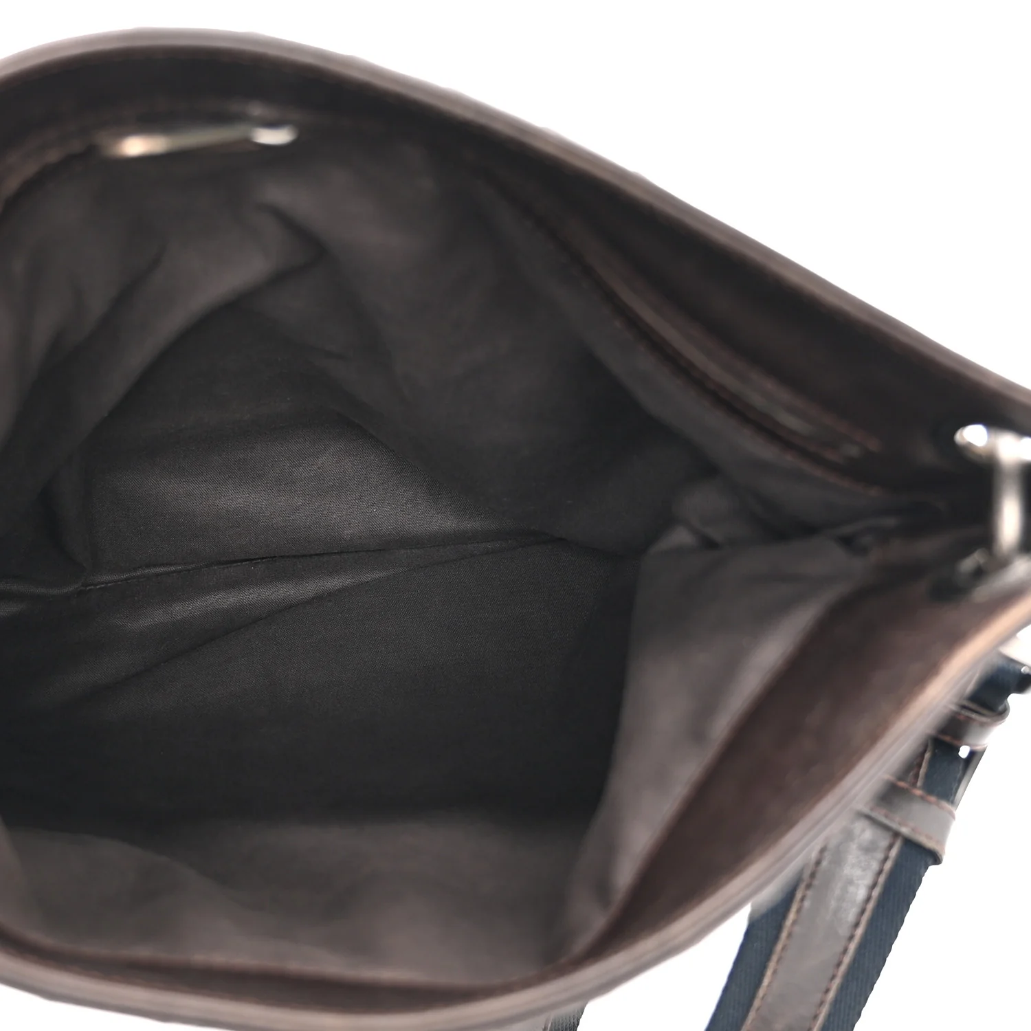 Nappa Intrecciato VN Crossbody Messenger Bag Brown - Top Club