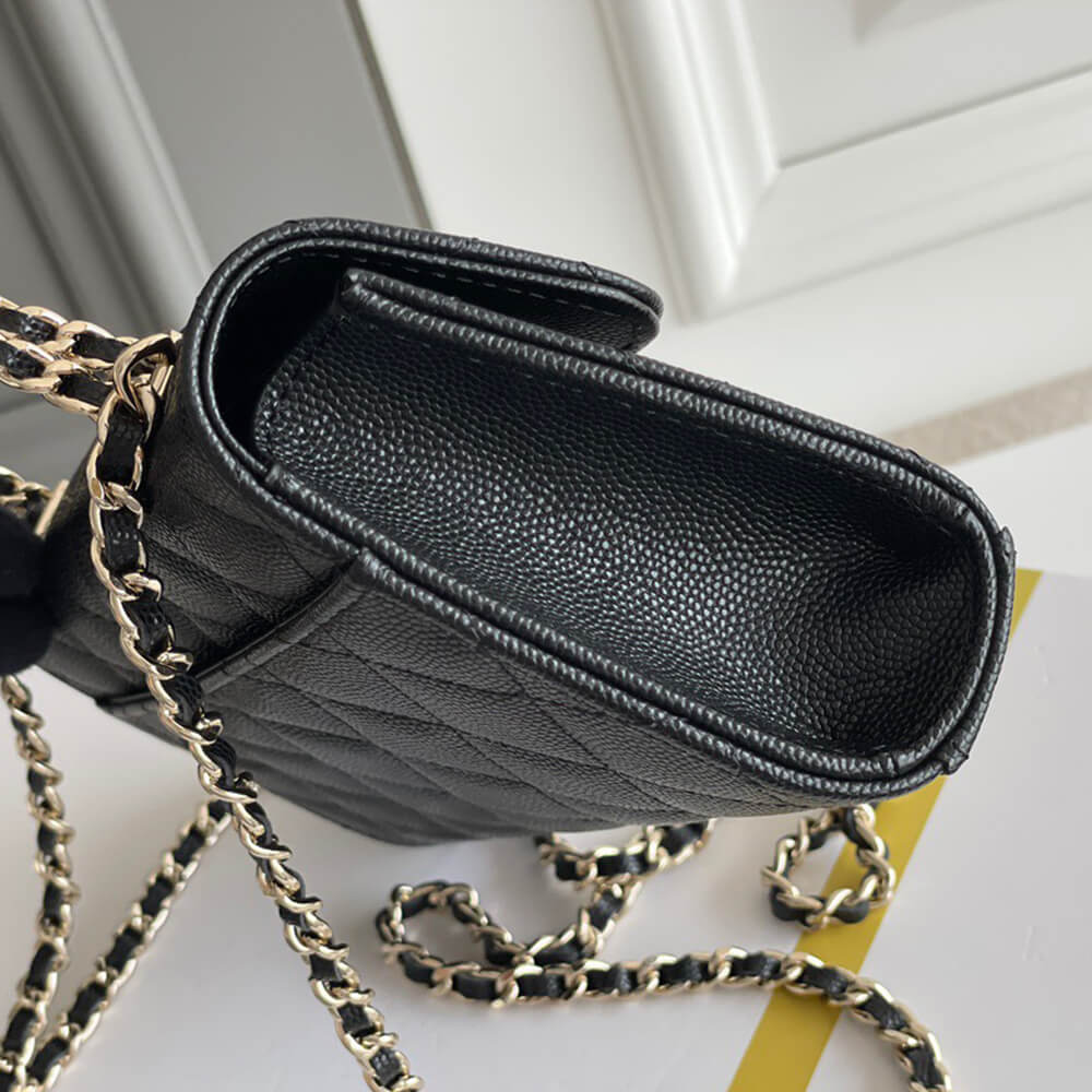 Chanel Flap Phone Holder with Chain(HIGH-END GRADE) - Top Club