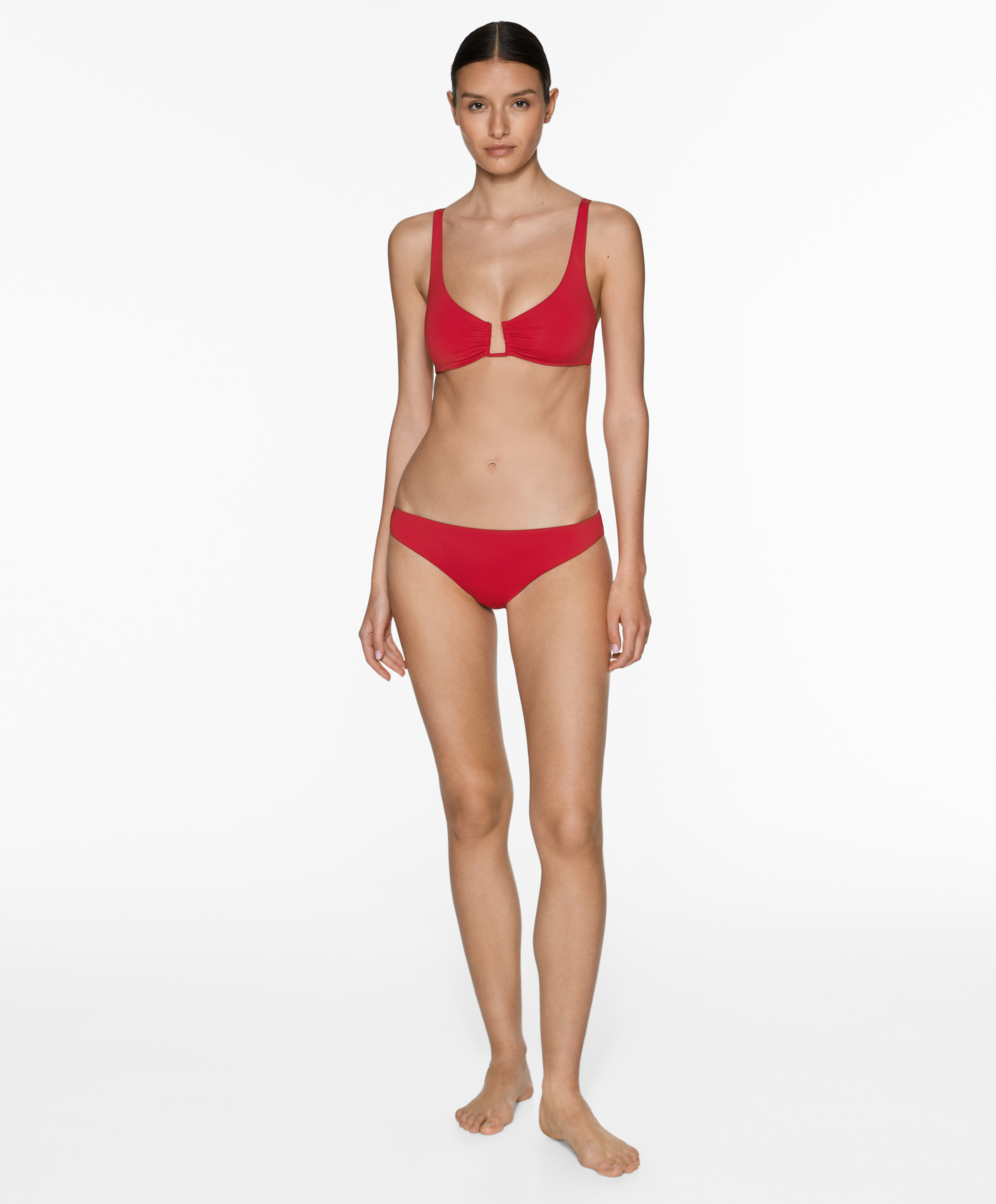 OYSHO U-neck halter bikini top