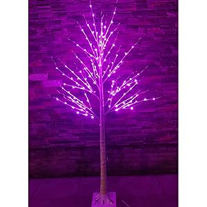 blue tree light