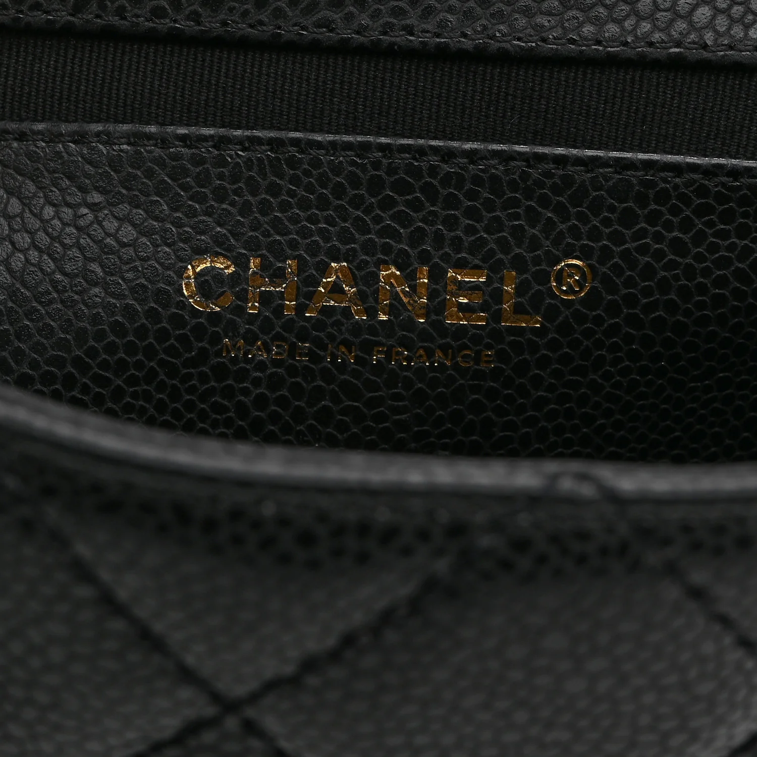Caviar Quilted Mini Chain Flap Black - Top Club