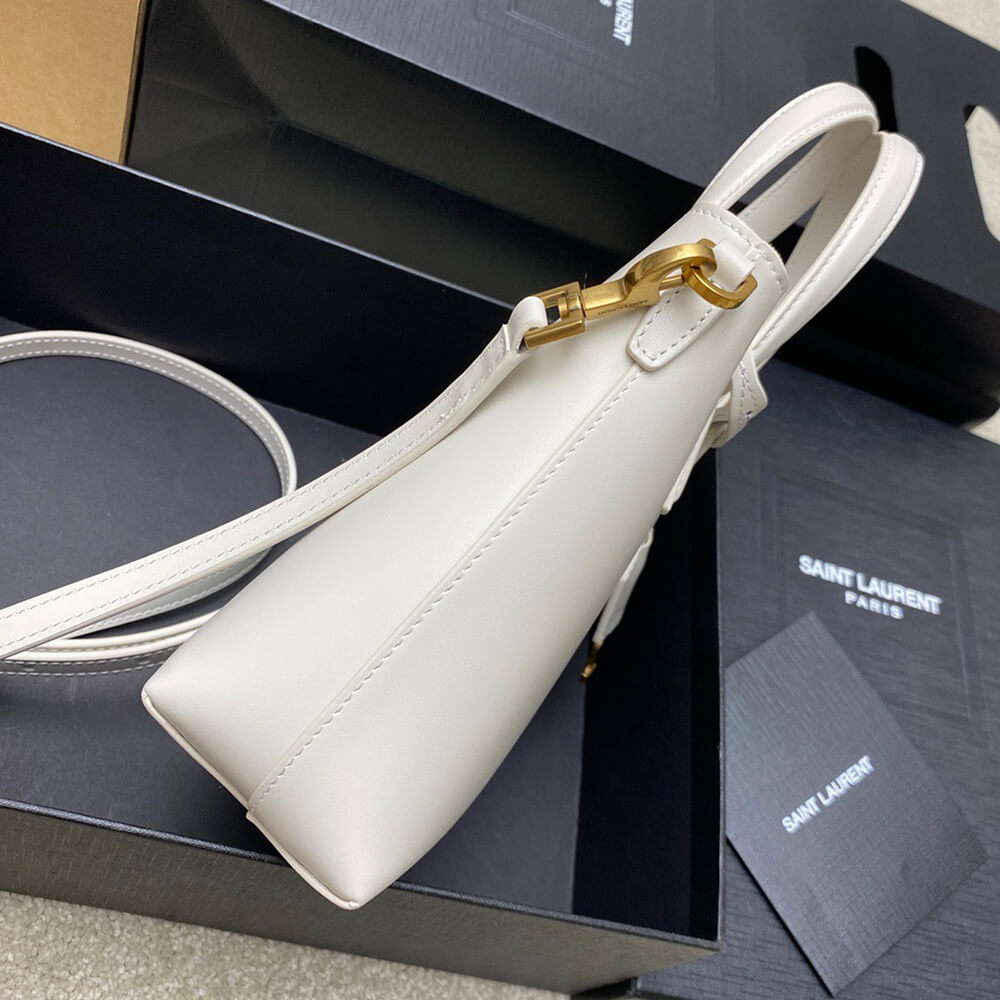 MINI TOY SHOPPING SAINT LAURENT IN BOX LEATHER - Top Club