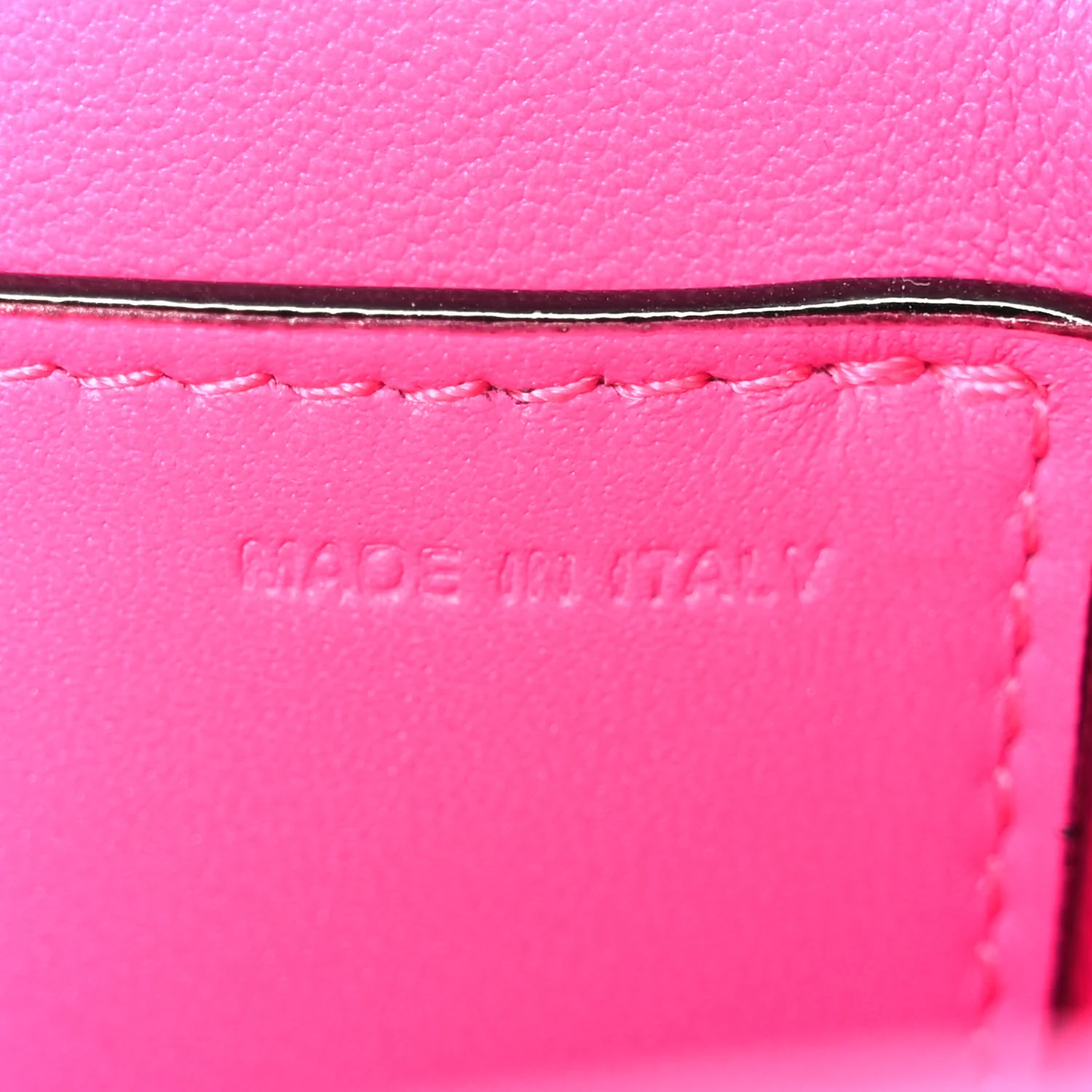 Nappa Monochrome One Stud Chain Clutch Pink PP - Top Club