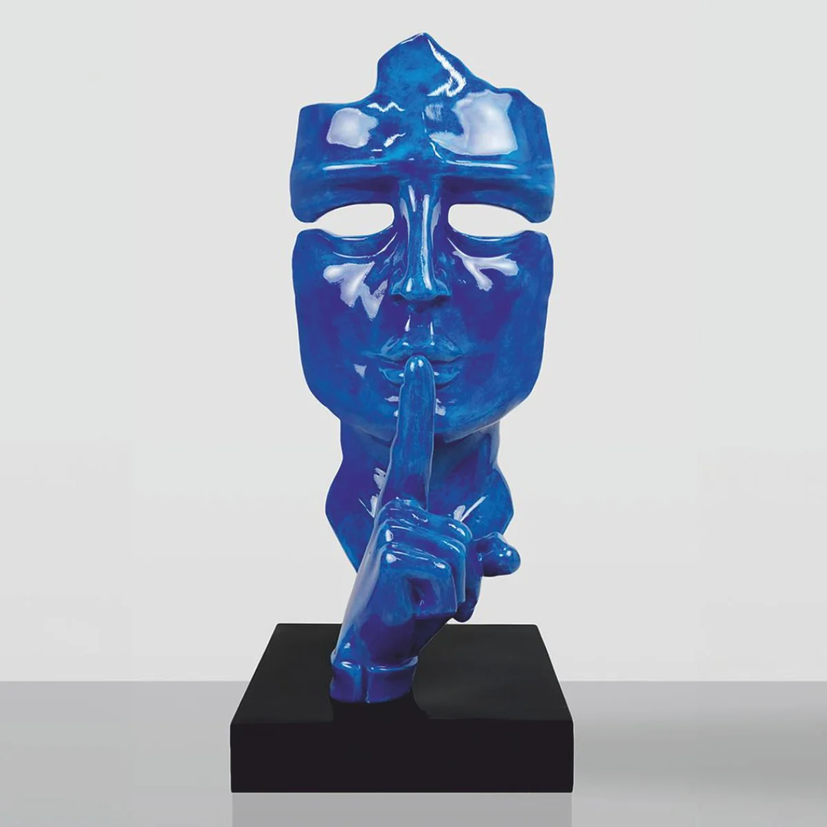 XXL decorative sculpture blue / black H. 190 cm - XXL decorative figure