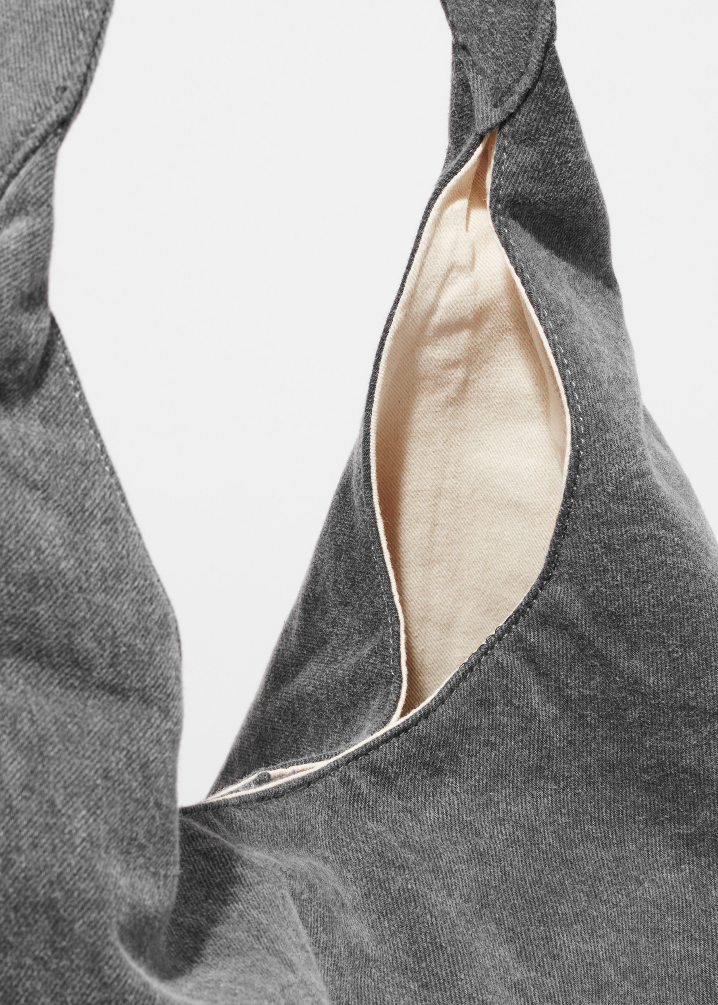 & Other Stories WASHED DENIM TOTE BAG
