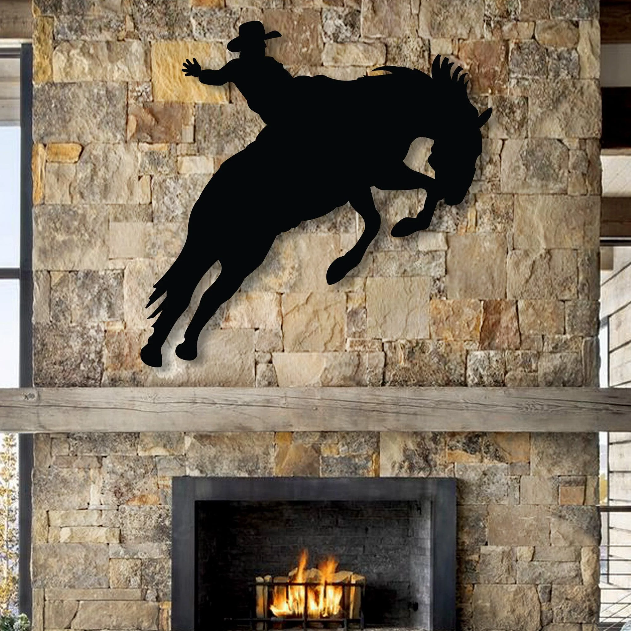 Cowboy Metal Wall Art - Alvarez Pro Painting LLC