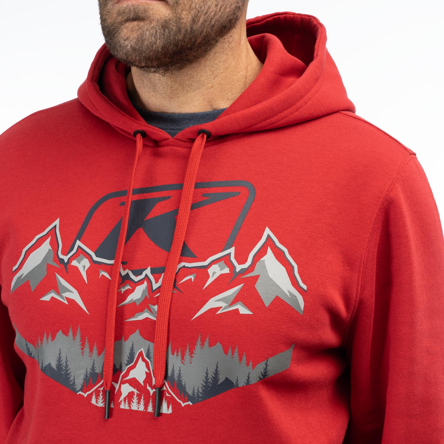Lace side pullover hoodie