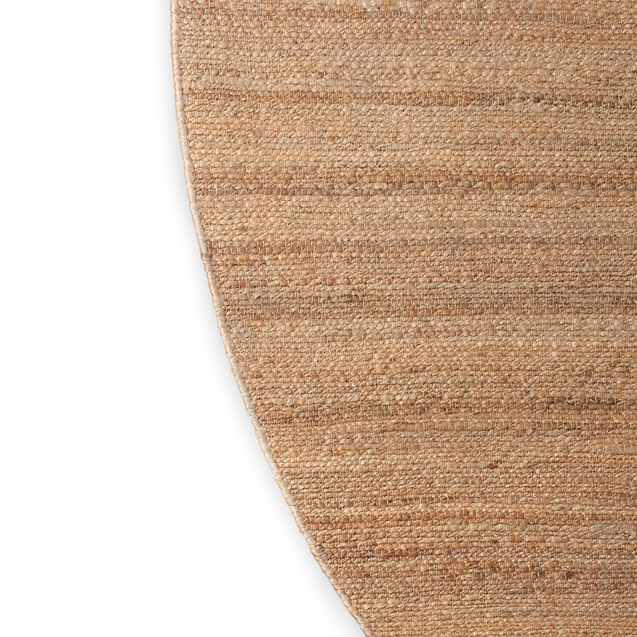 Round Woven Hemp Rug Ø250 cm