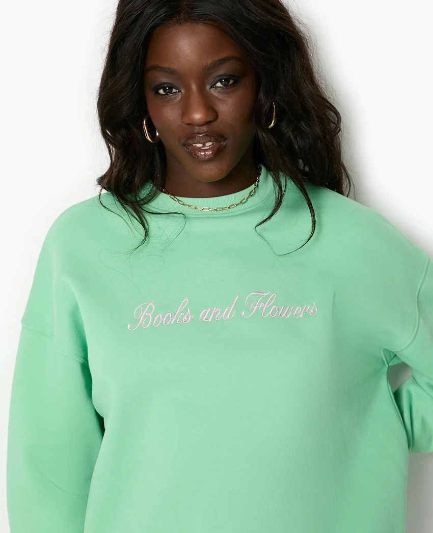 Pimkie Sweat oversize avec broderies devant et dos
