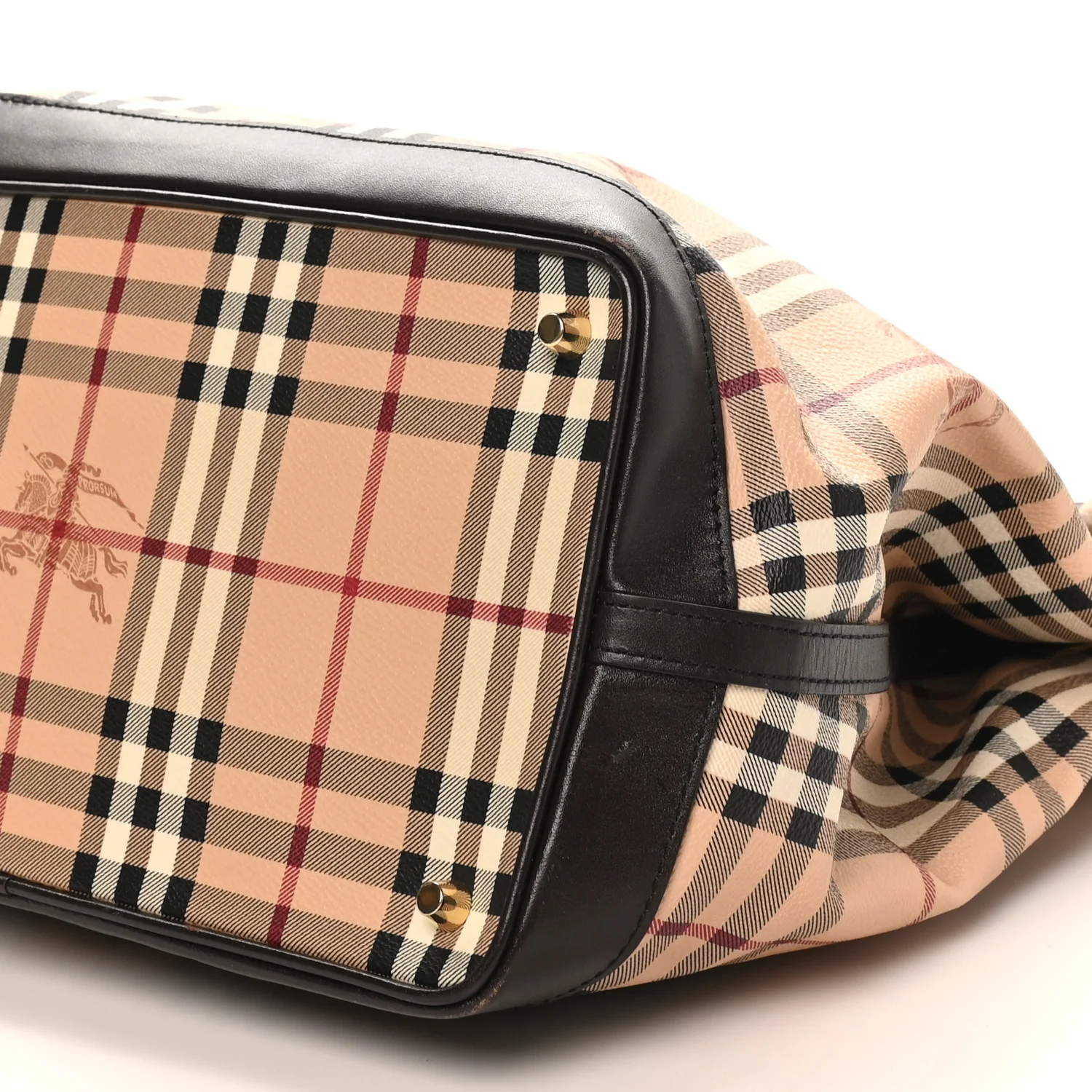 Haymarket Check Medium Golderton Tote Chocolate - Top Club