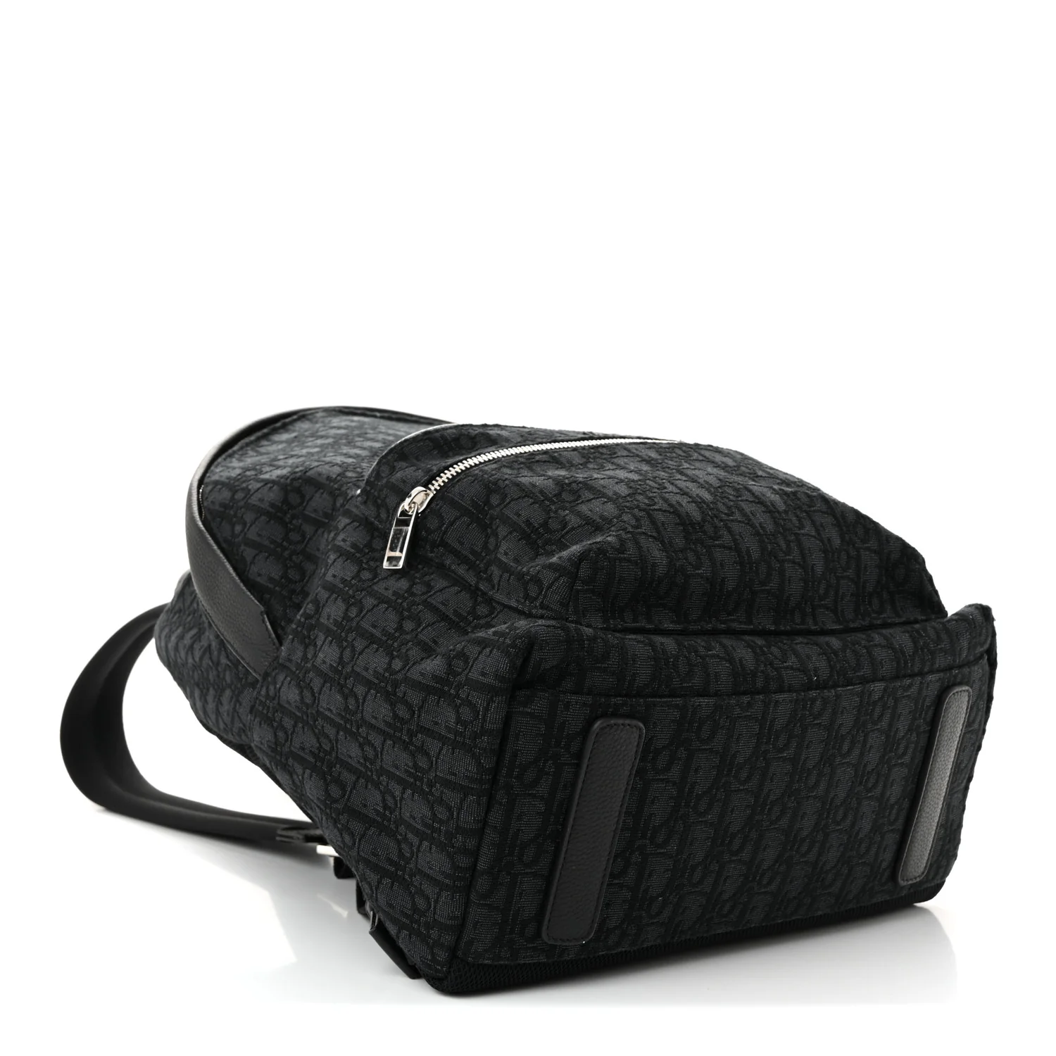 Oblique Calfskin Rider Backpack Black - Top Club