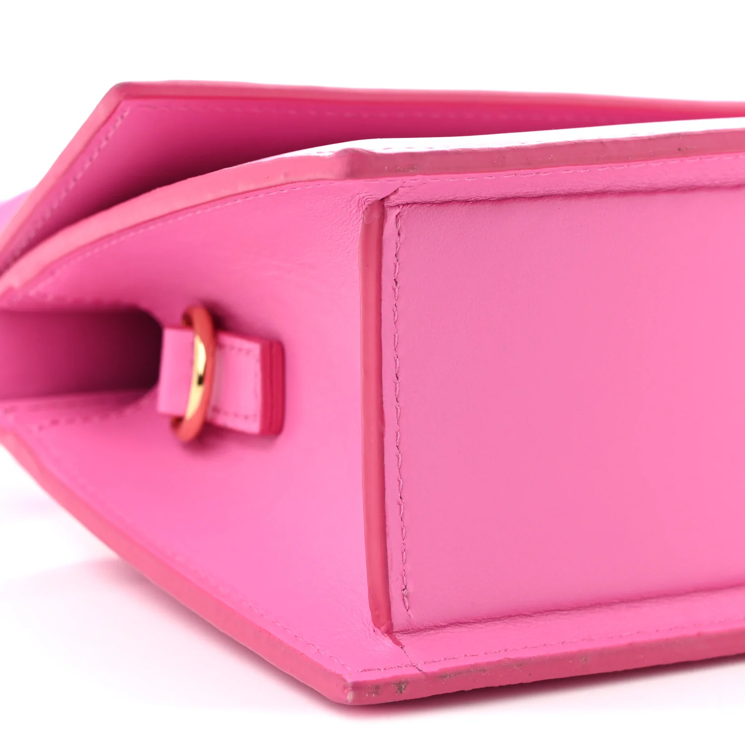 Calfskin Le Chiquito Noeud Dark Pink - Top Club