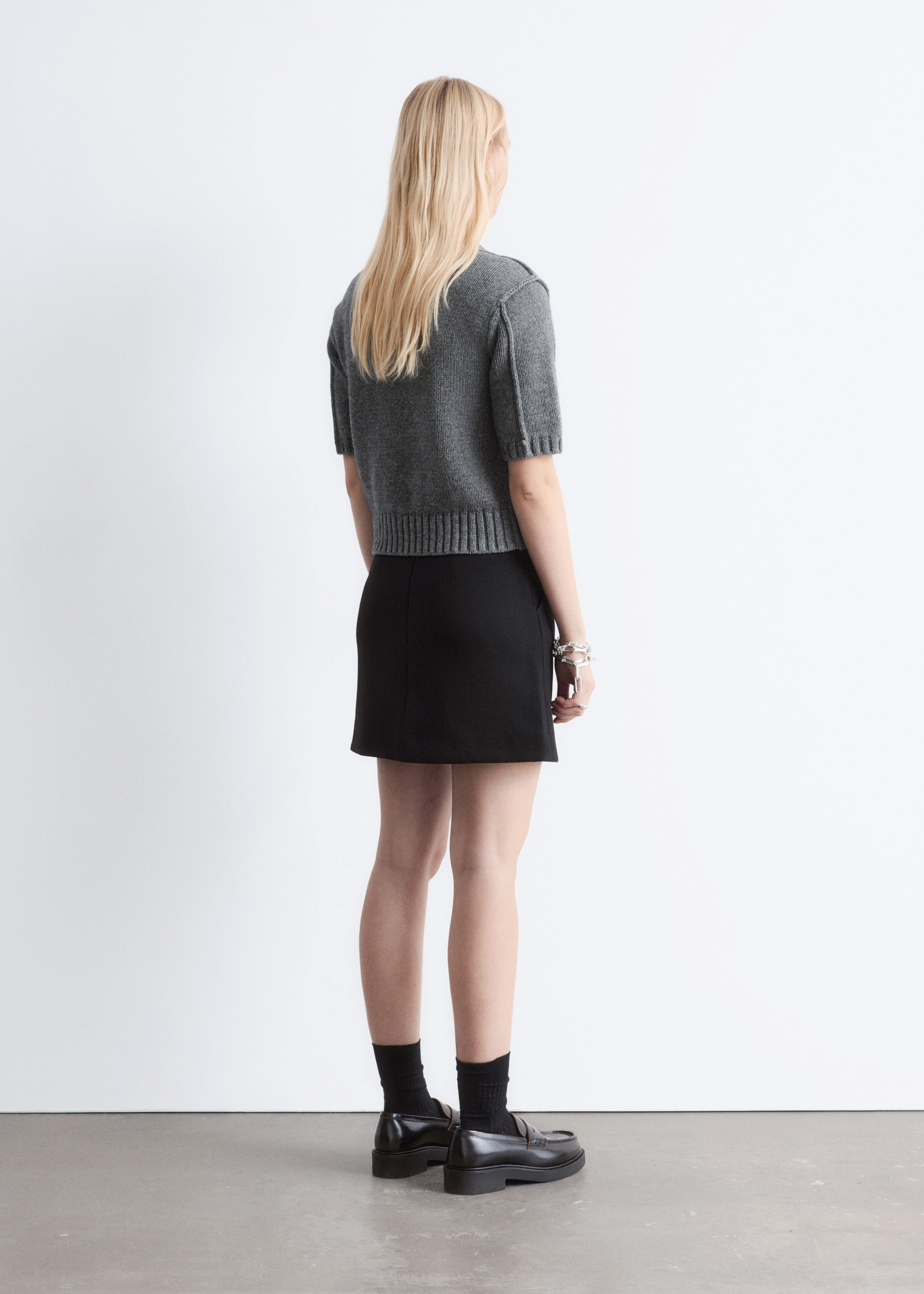 & Other Stories A-LINE MINI SKIRT