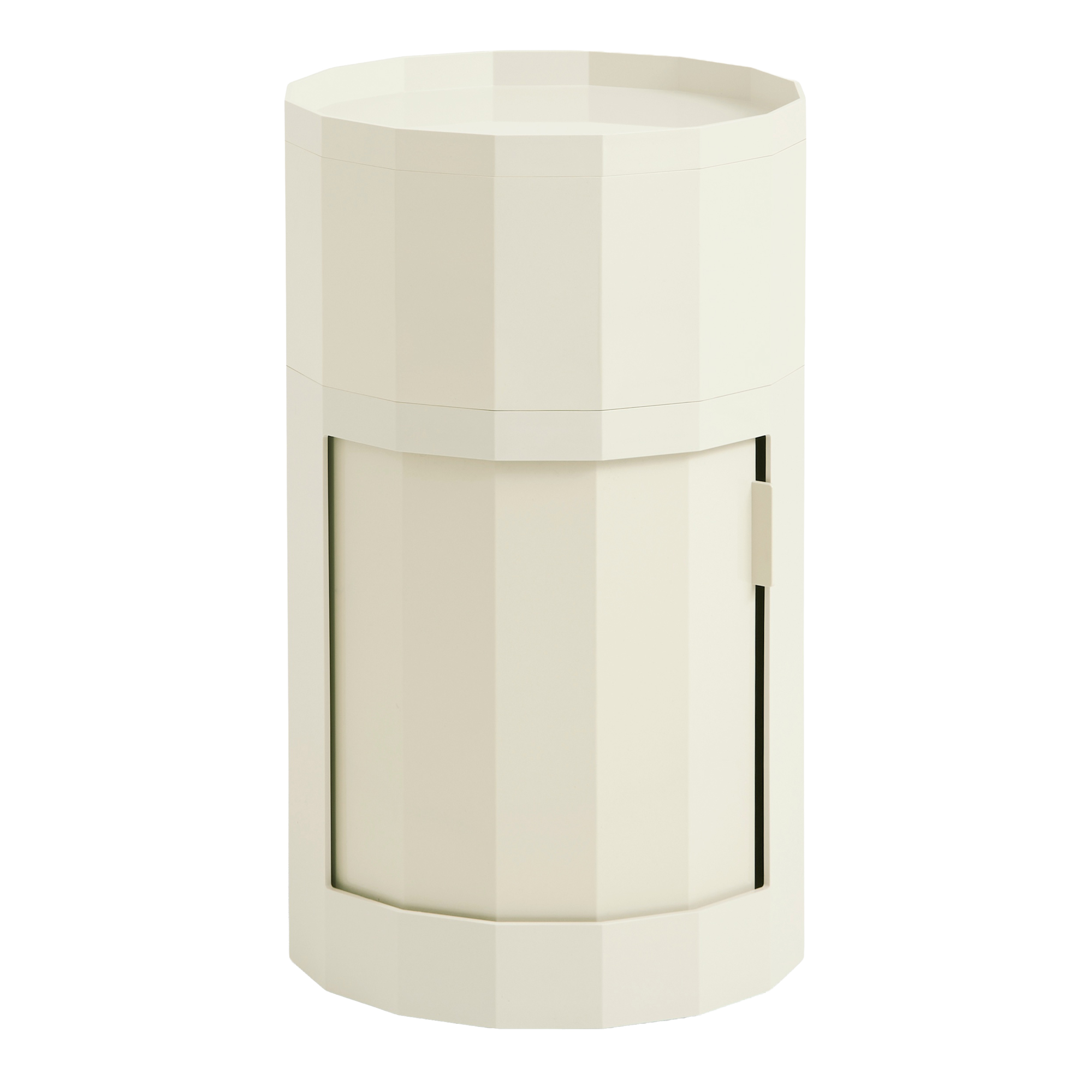 Nachtkastje Facet High eggshell