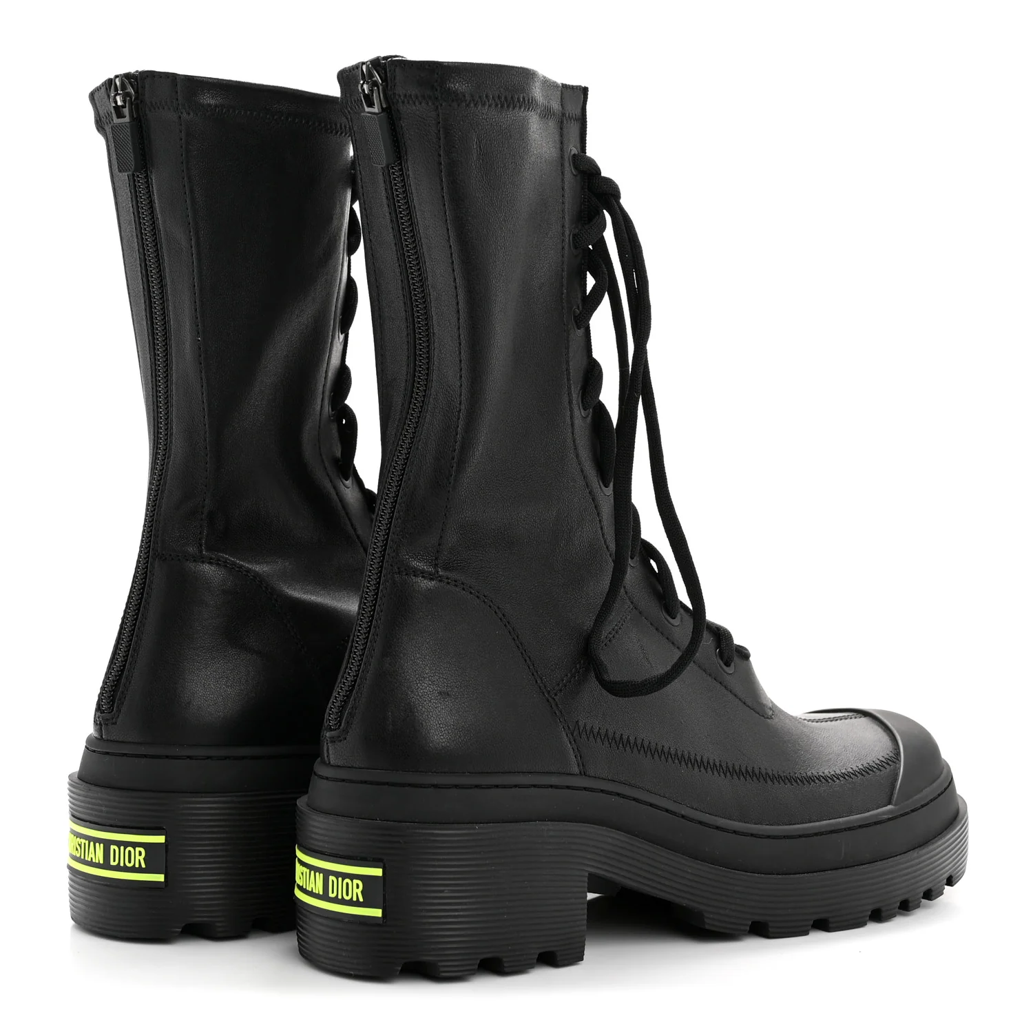 Nappa Stretch Dior Arcade Boots 38 Black - Top Club
