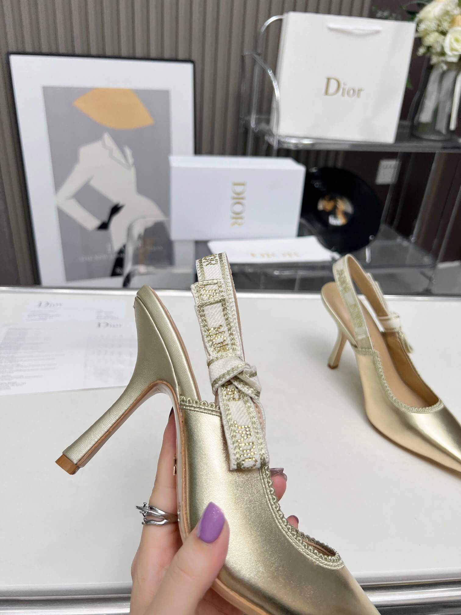 J Adior Slingback Pump - Top Club