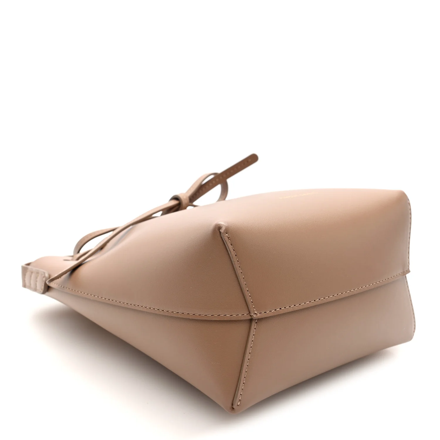 Calfskin Mini Mini Bucket Bag Biscotto - Top Club