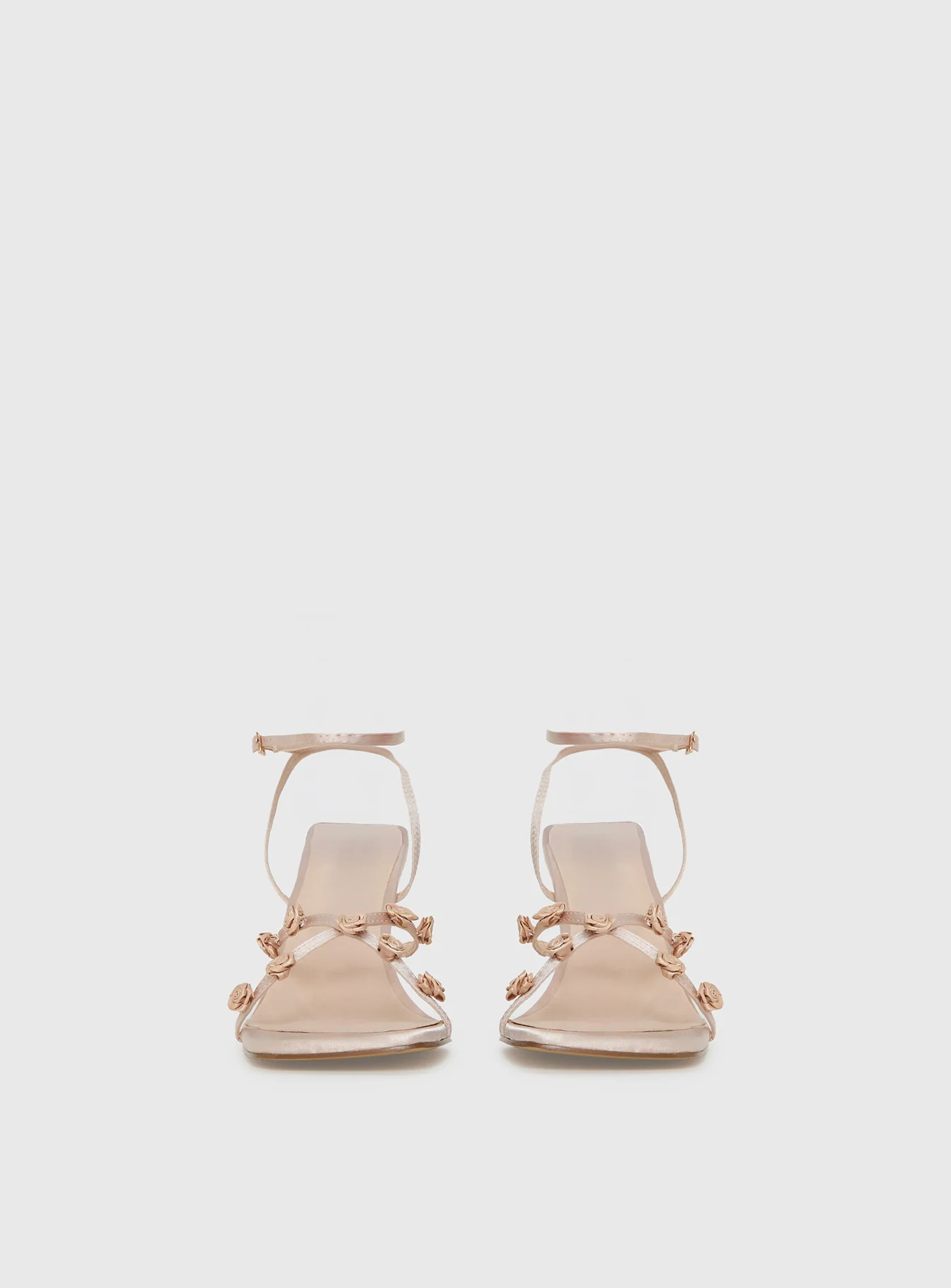 Billini Brynlee Heels Champagne Satin