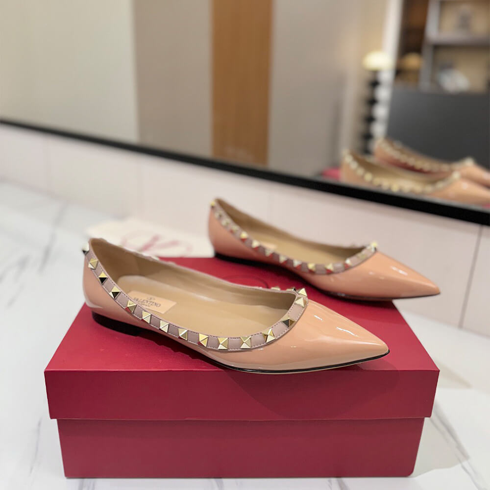 VALENTINO ROCKSTUD BALLET FLAT - Top Club