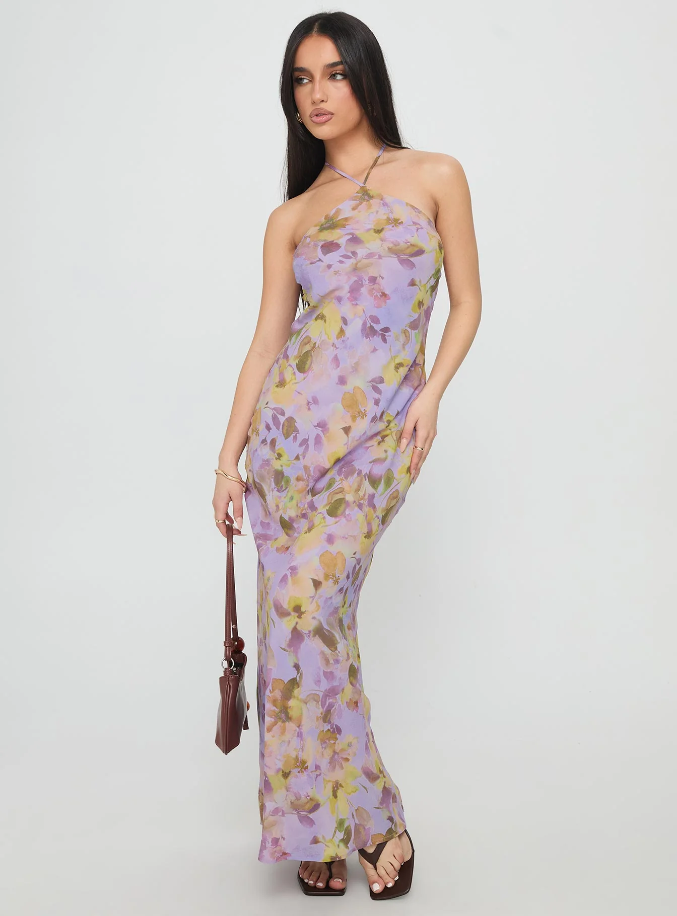 Florabella Halter Maxi Dress Multi