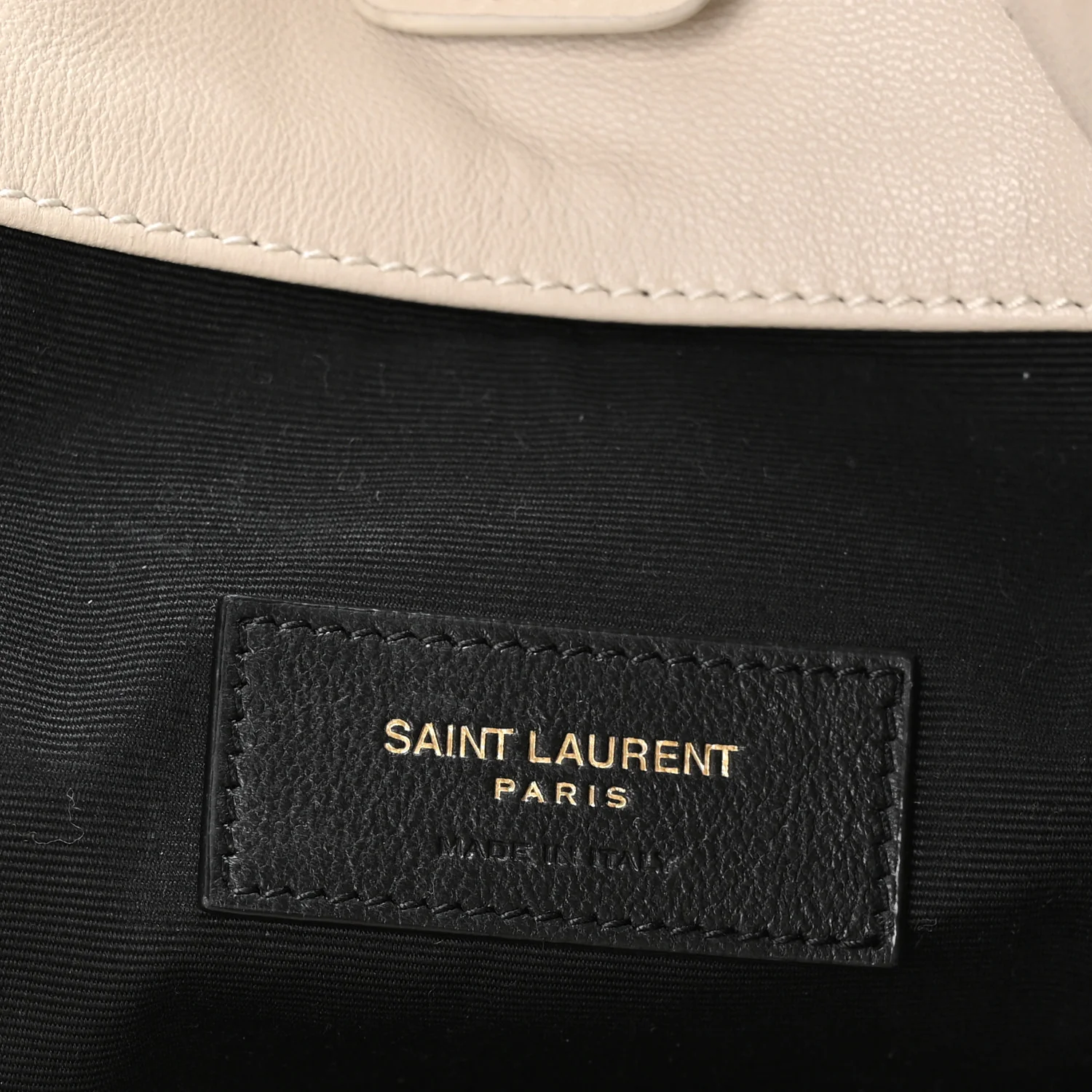Lambskin Matelasse Monogram Medium Jamie 4.3 Pochon Blanc Vintage - Top Club