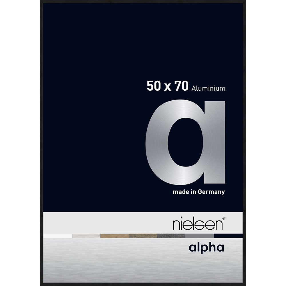 Fotolijst Alpha 50x70 Jett black matt