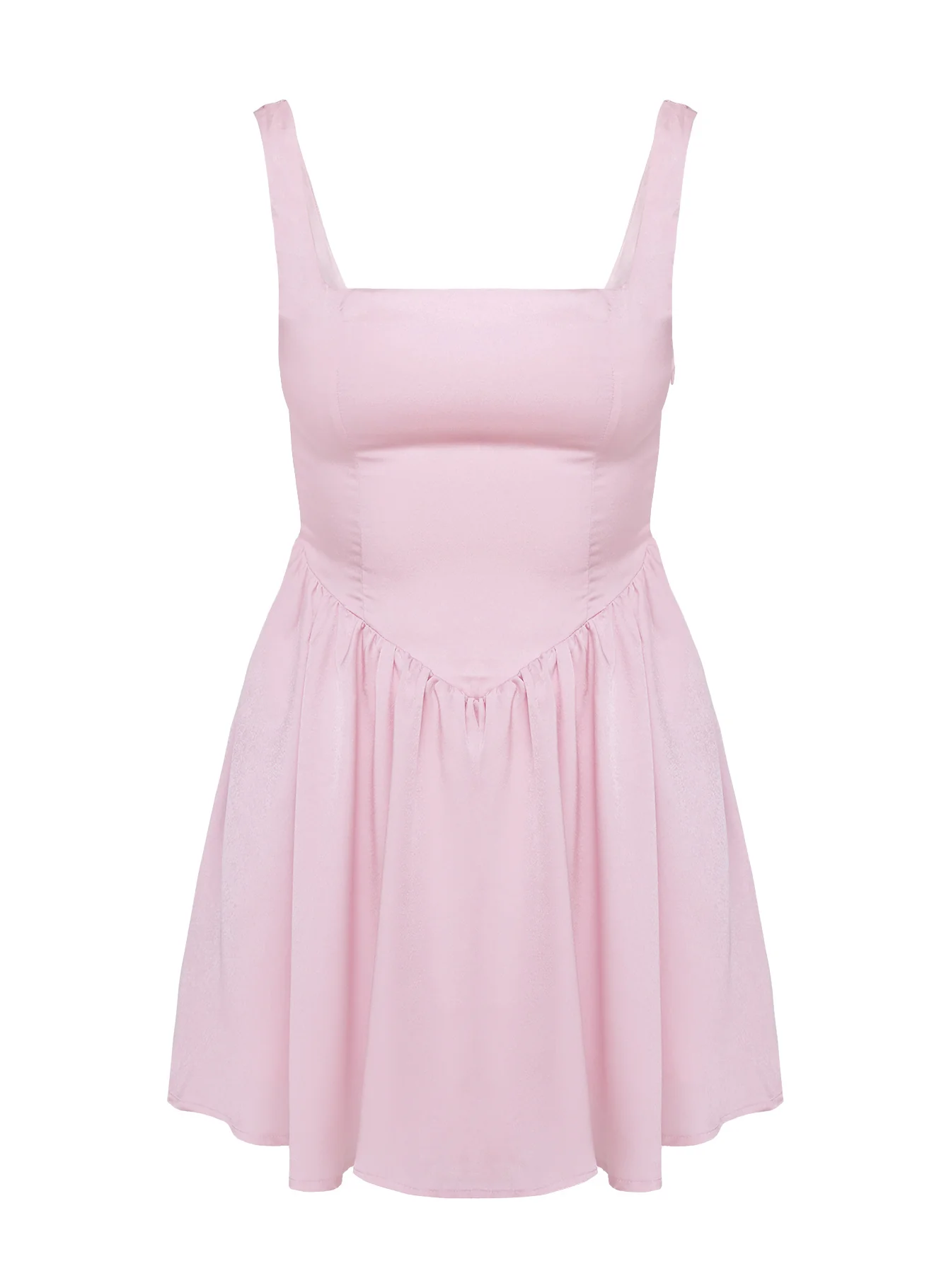 Straplie Mini Dress Pink