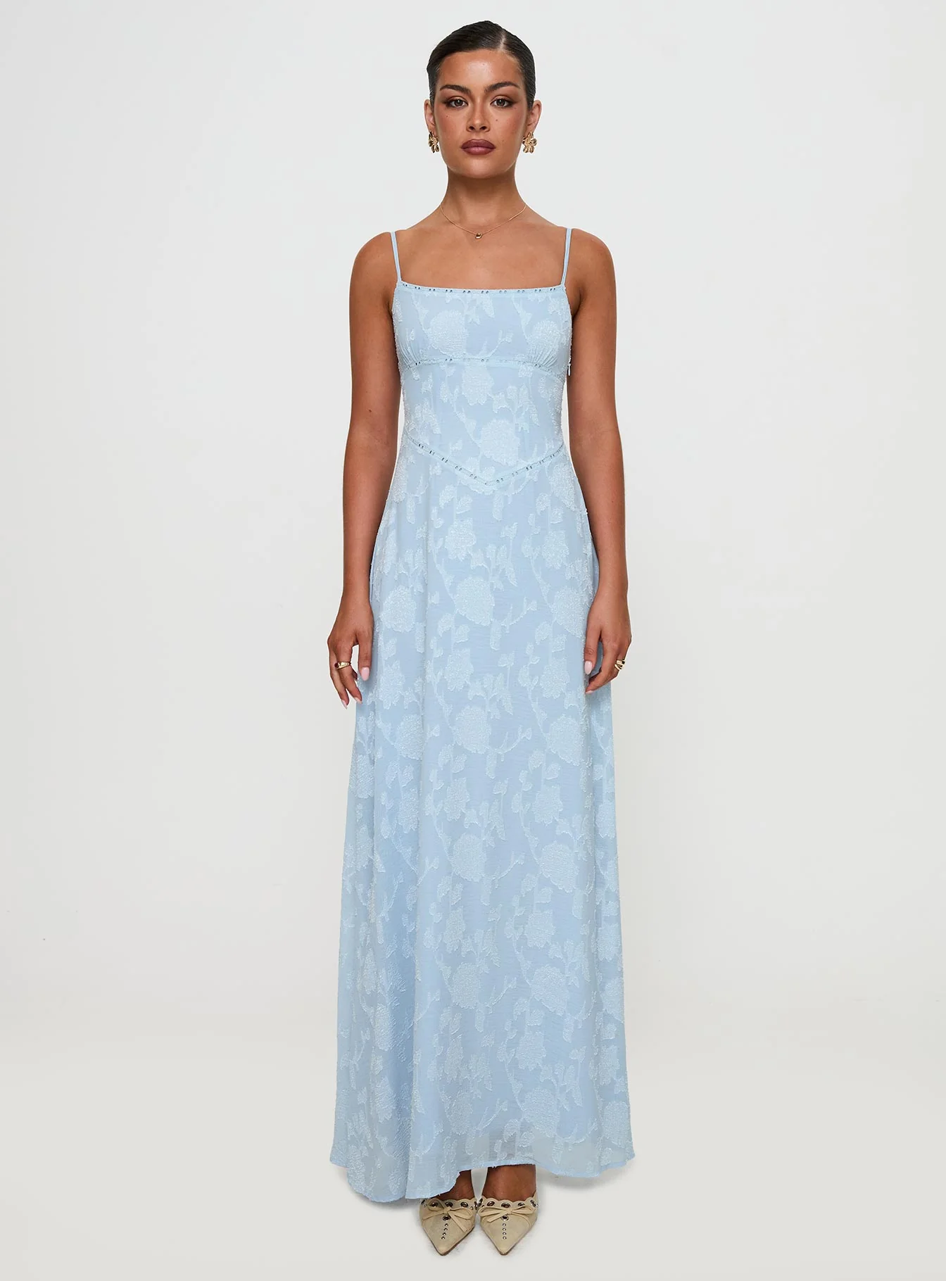 South Of France Maxi Dress Blue