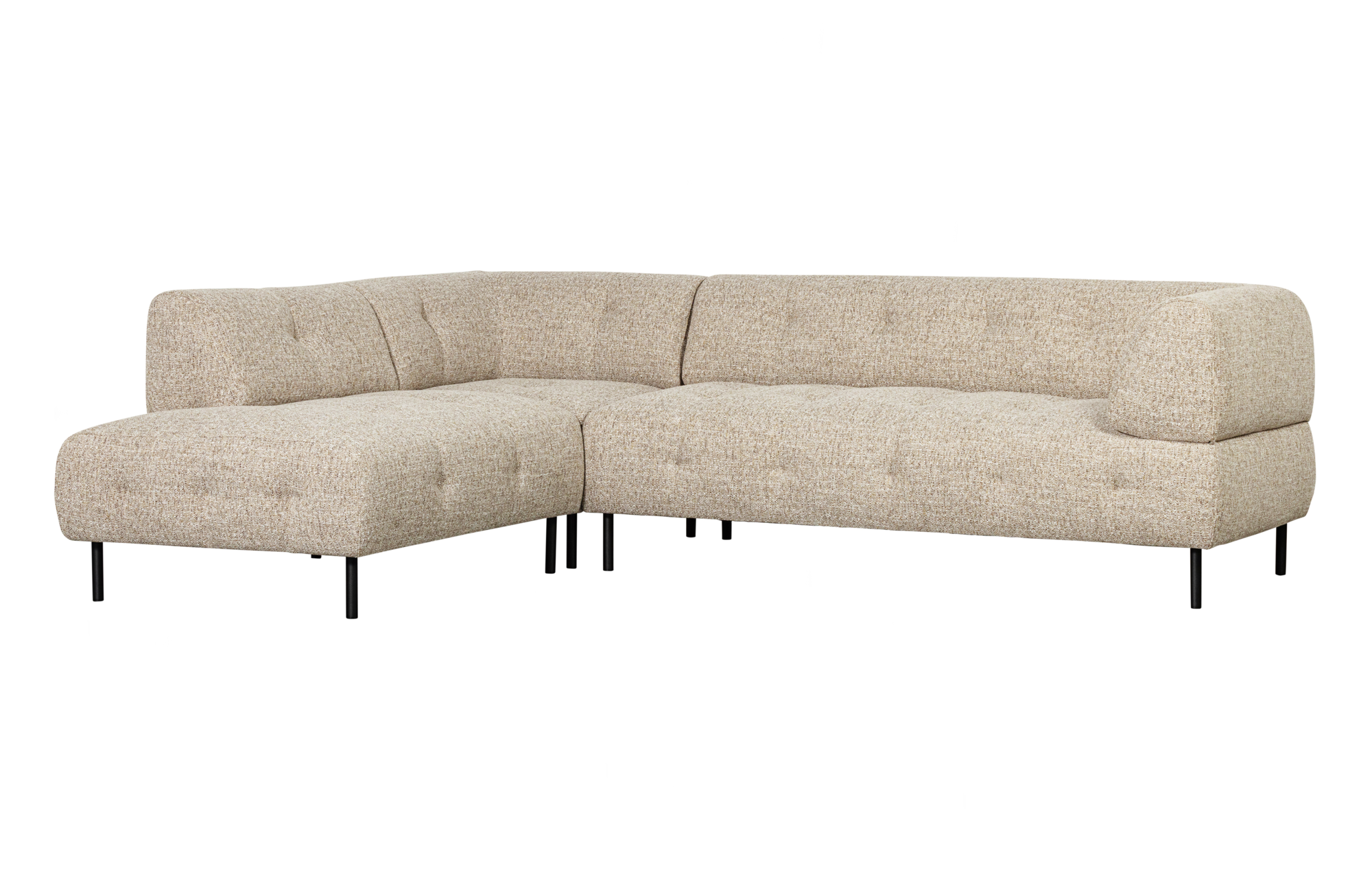 WOOOD Exclusive hoekbank Lloyd links grof geweven Lloyd hoekbank links grof geweven - Naturel