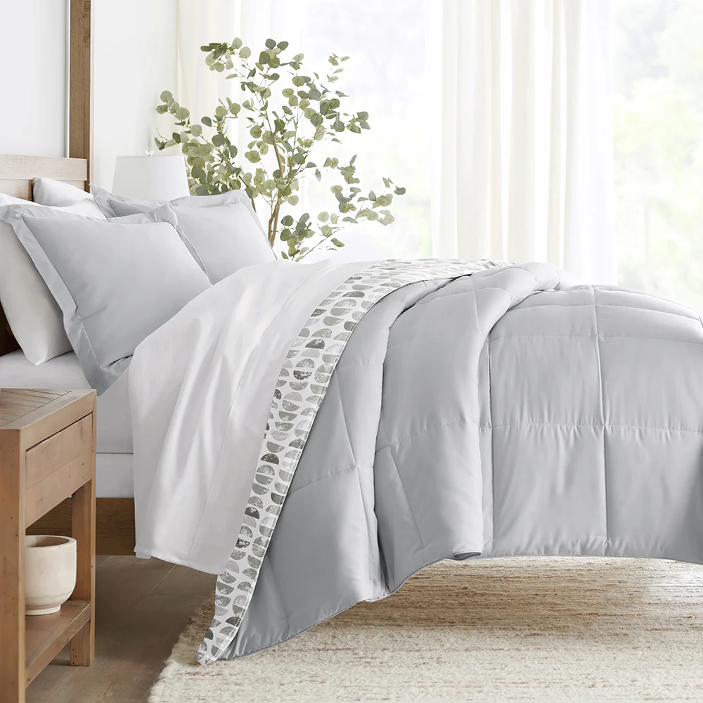 Moonlight Stars Reversible Down-Alternative Comforter Set - Sale