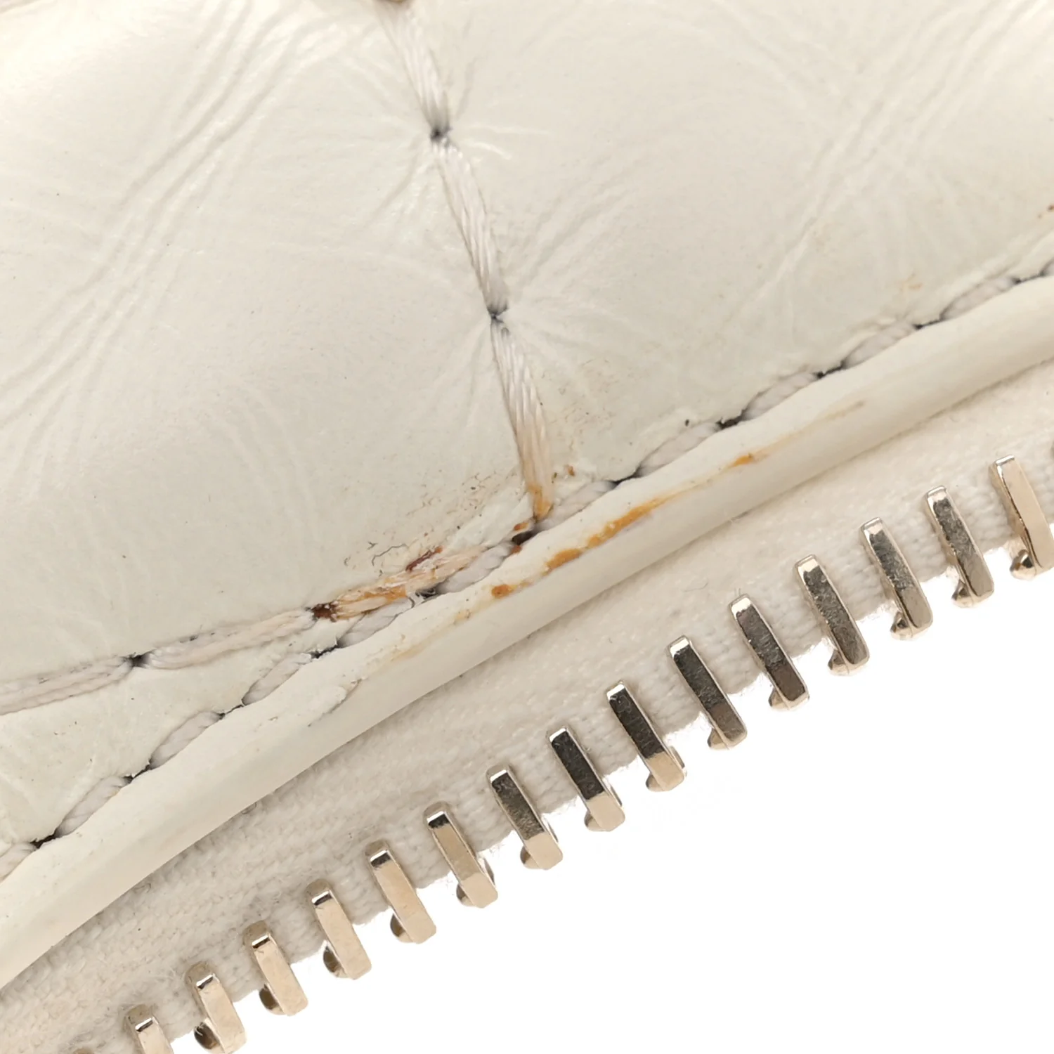 Nappa Small Rockstud Spike Hobo Ivory - Top Club