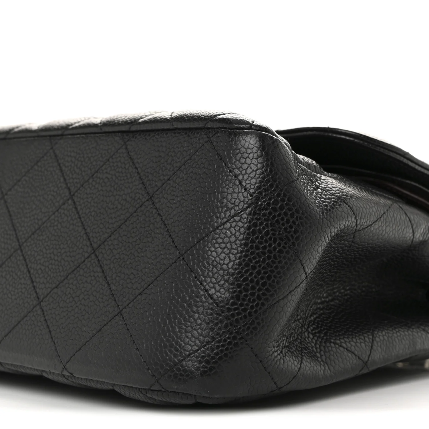Caviar Quilted Jumbo Double Flap Black - Top Club