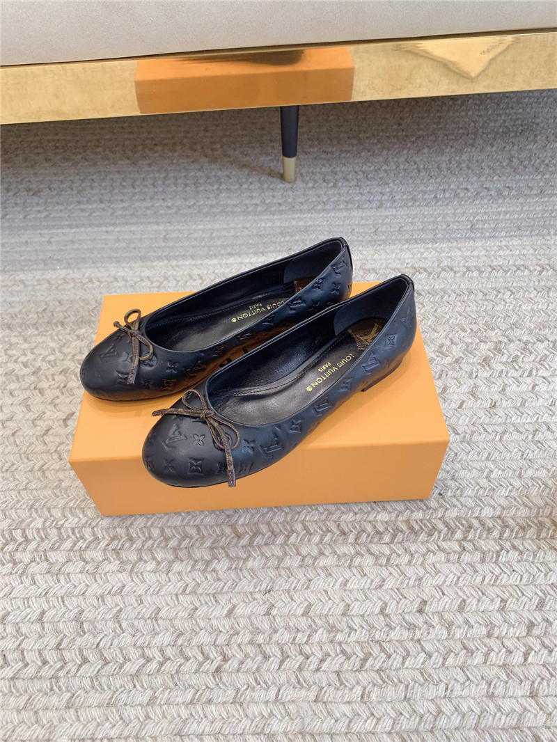 louis vuitton LV NINA flat bottom bowknot shoes - Sneaker Replica Workshop