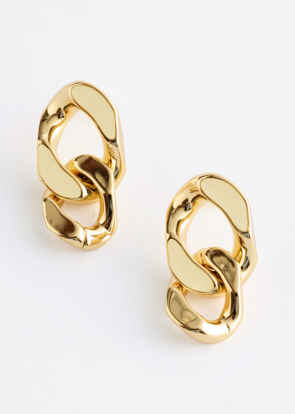 & Other Stories BOLD CHAIN-LINK EARRINGS