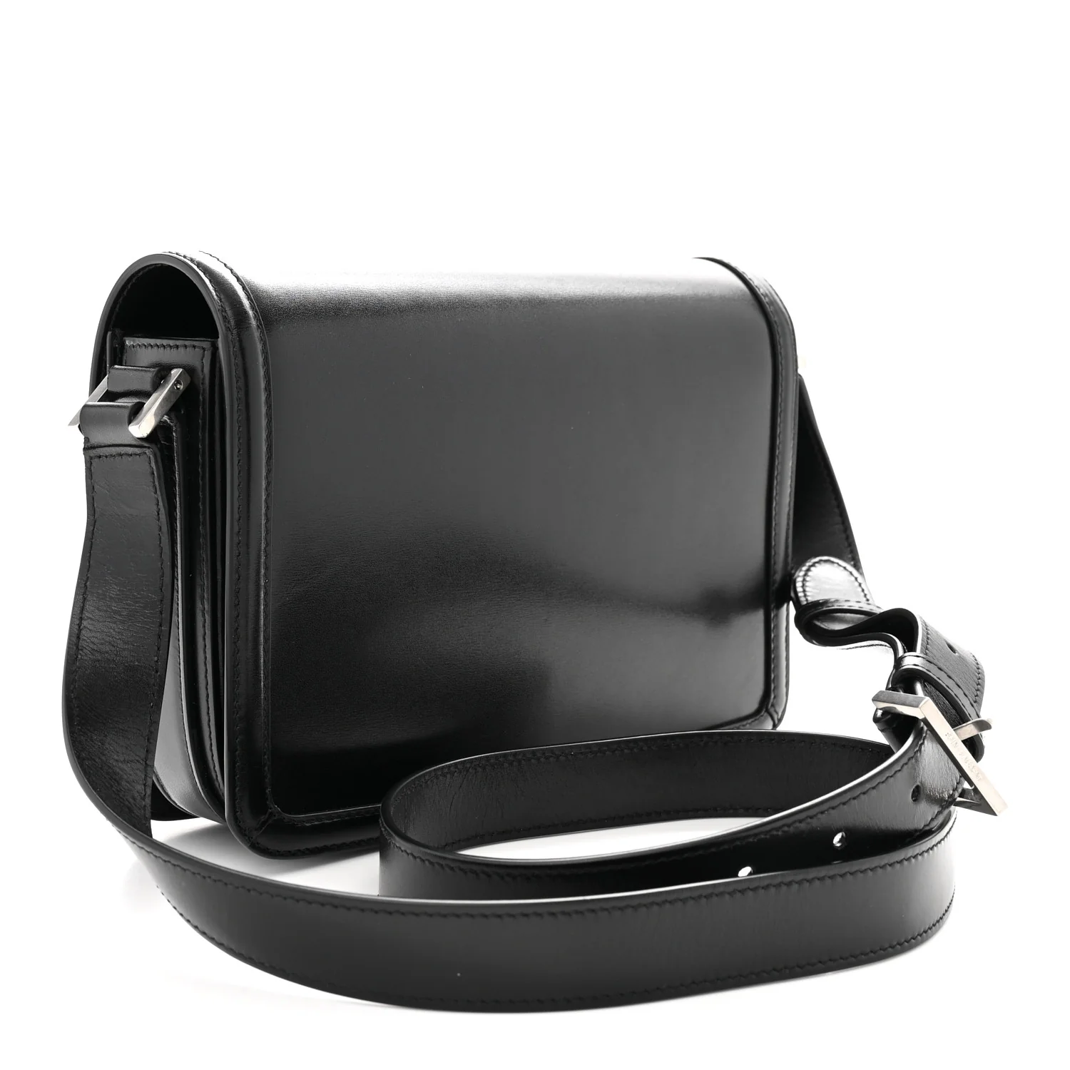 Box Calfskin Monogram Medium Solferino Satchel Black - Top Club