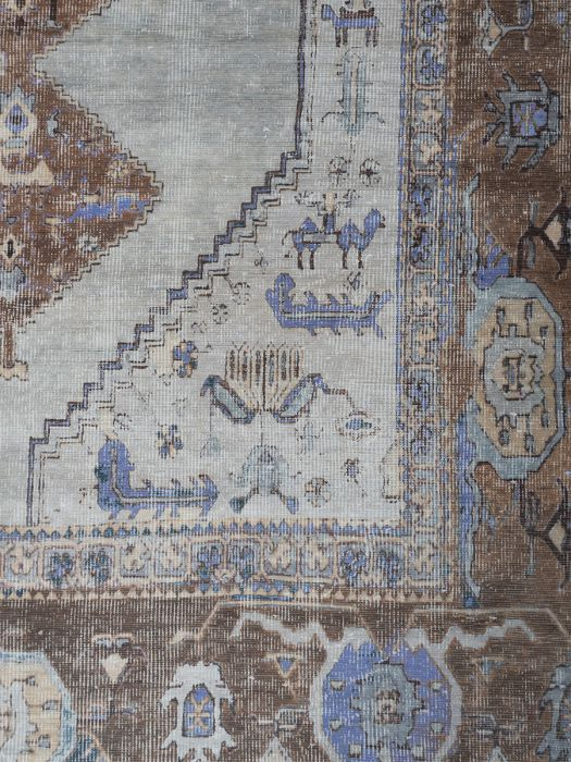 Vloerkleed Karaca - Purple/Brown 07 70 x 140 cm