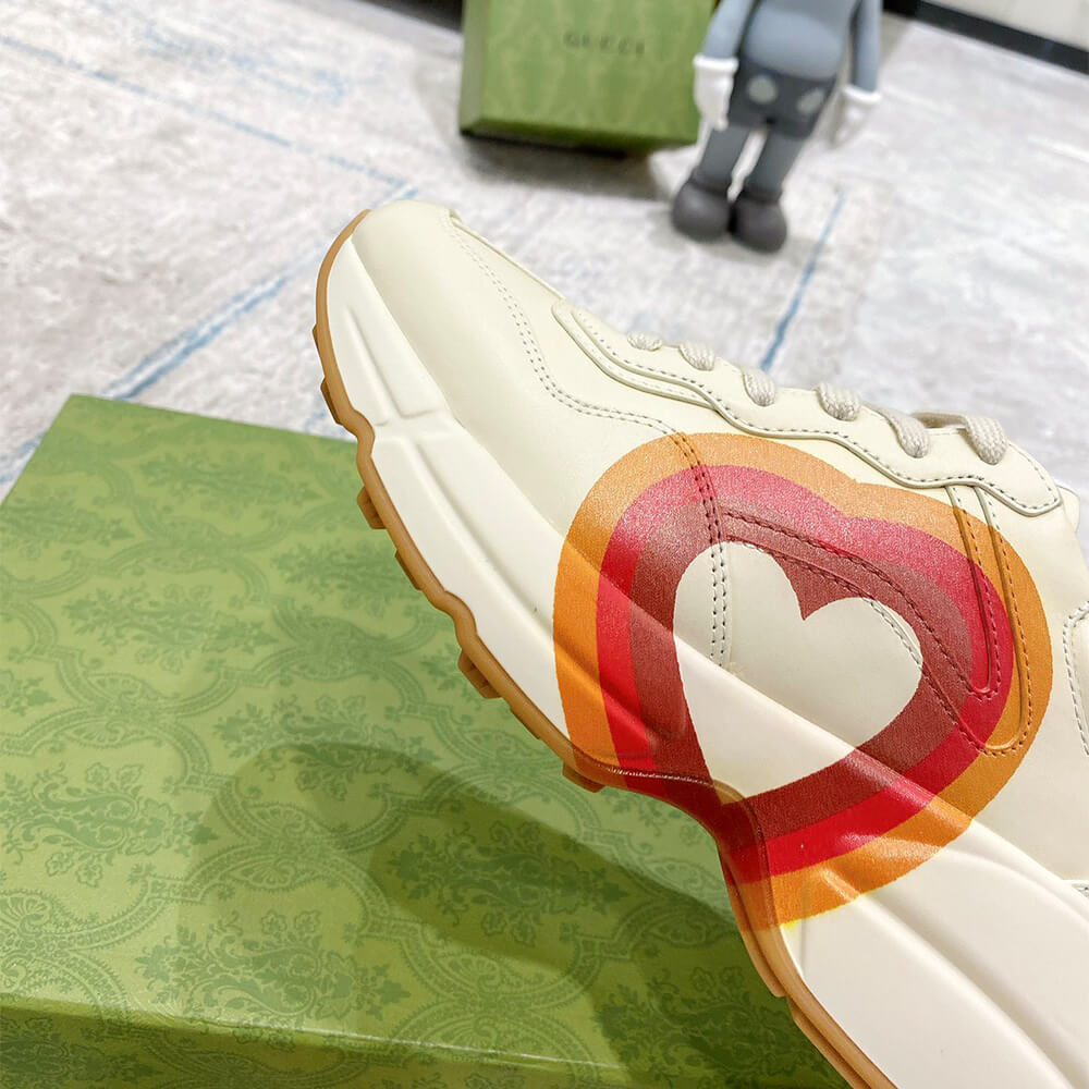Gucci Heart Chunky Rhyton Sneaker - Top Club