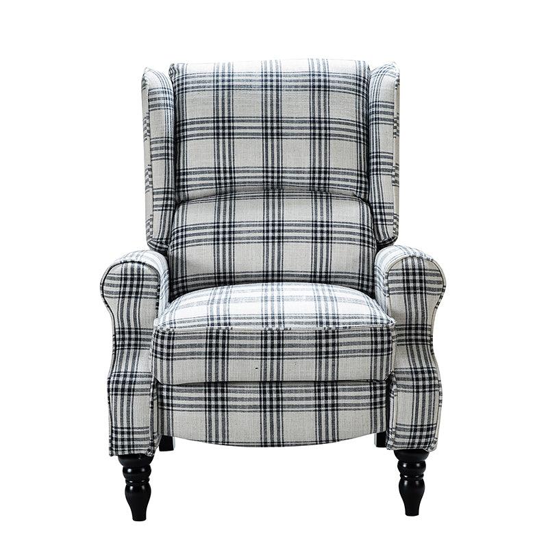 Erdeni Upholstered Manual Wingback Recliner Chair
