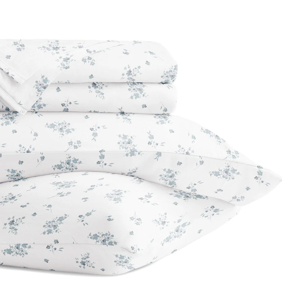Bouquet Bliss 4-Piece Long Staple Cotton Sheet Set (Sale)
