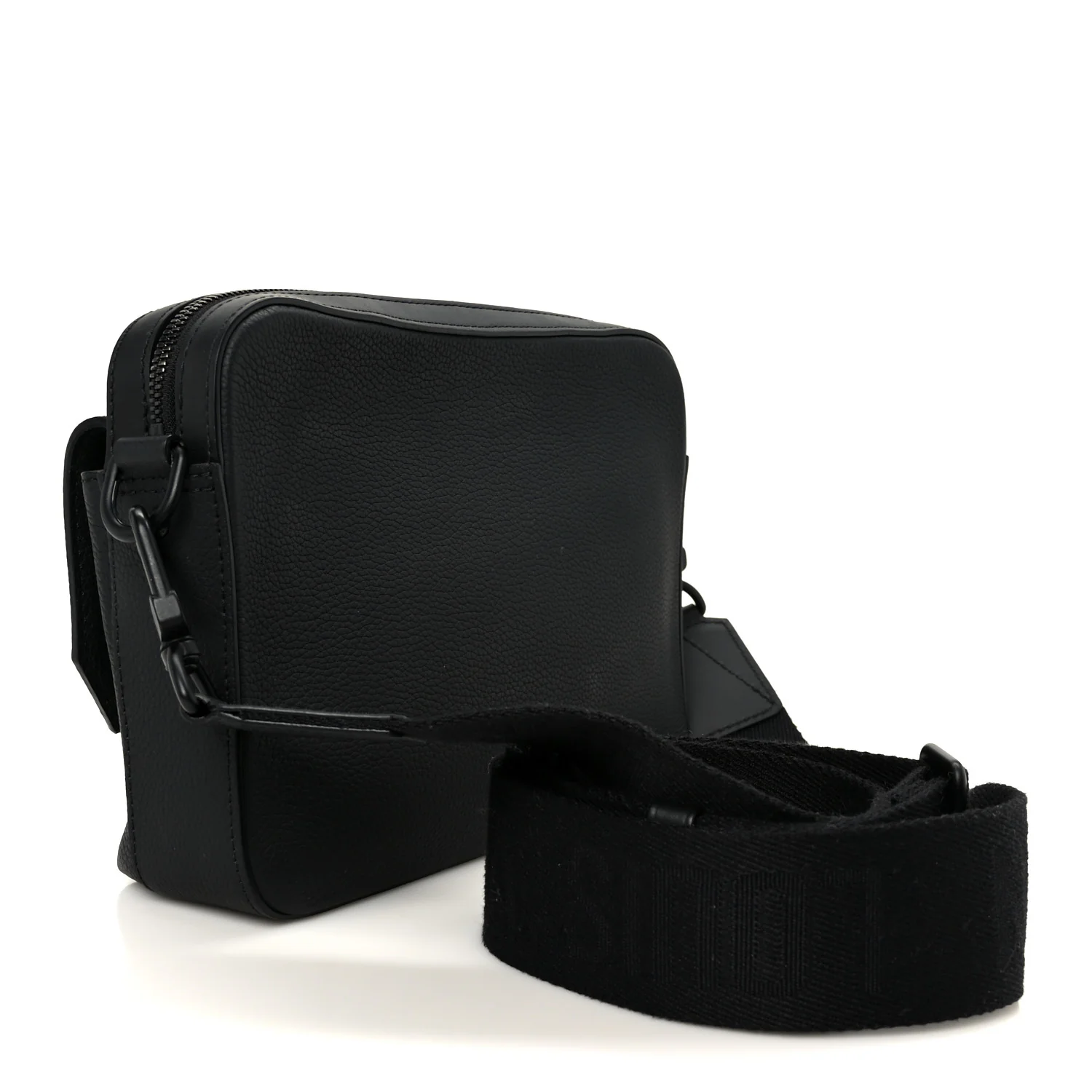 Calfskin Aerogram Fastline Messenger Black - Top Club