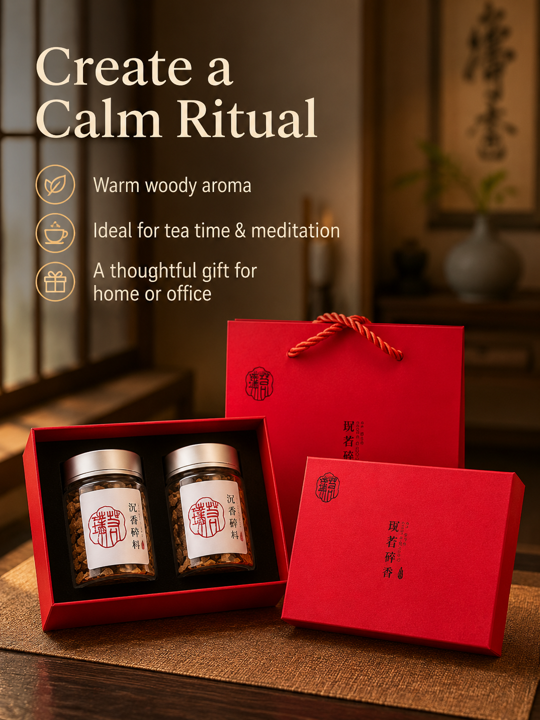Premium Agarwood Aromatherapy Chip Set
