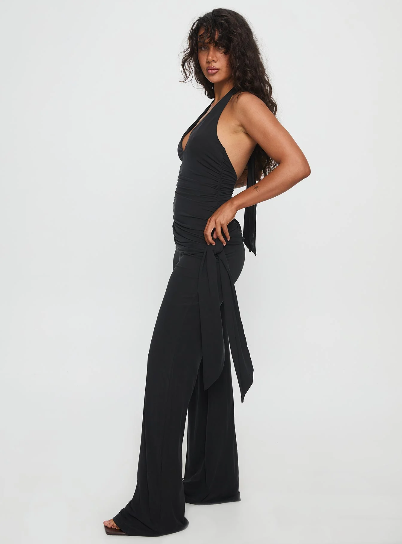 Enchantress Wide Leg Jumpsuit Black