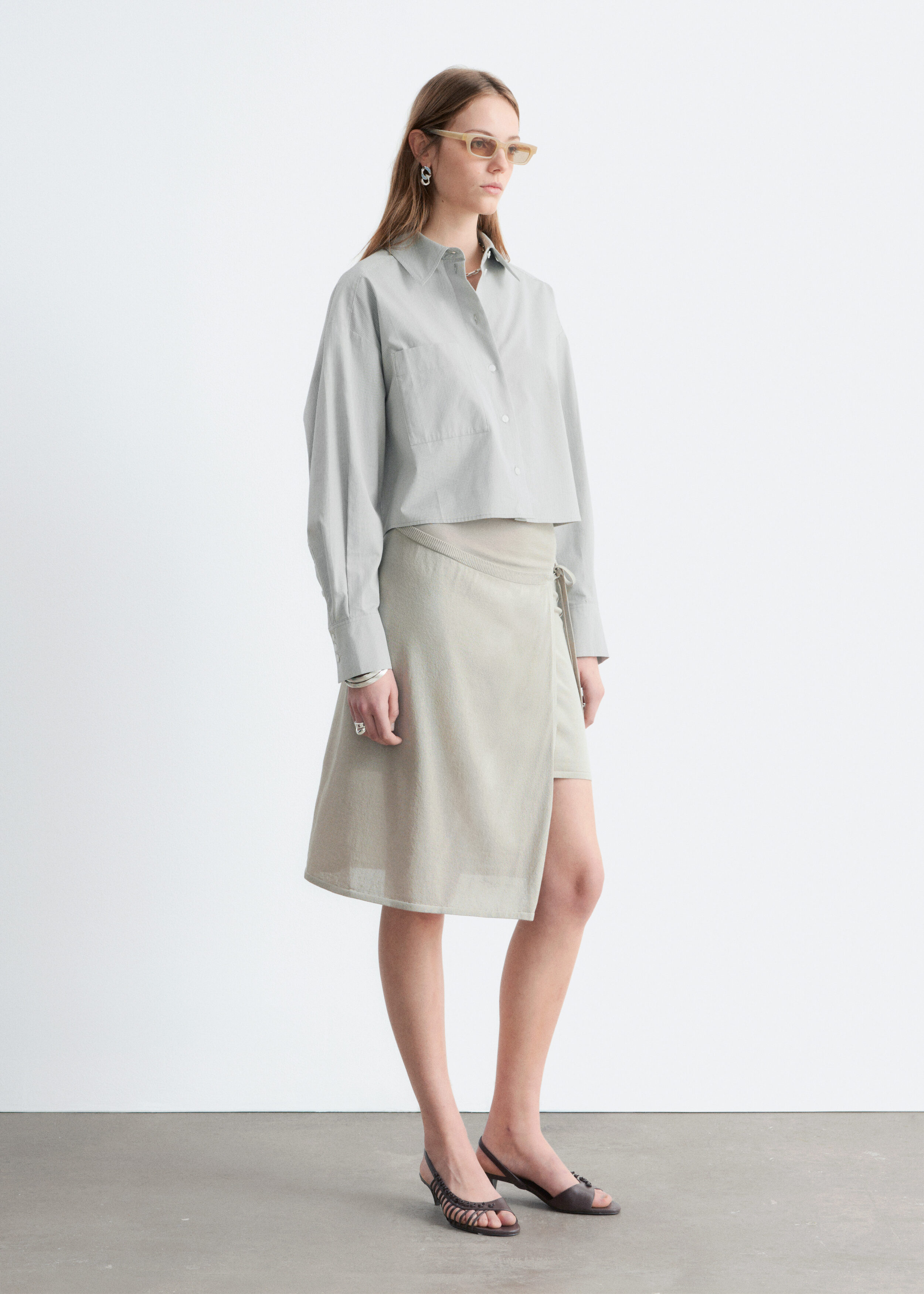 & Other Stories WRAP MIDI SKIRT