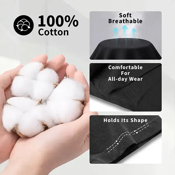 100% Cotton 180g Classic Fit Basic Tee, Unisex Year-Round Essential Top, Build Your Pack (3/6/9 Pieces)