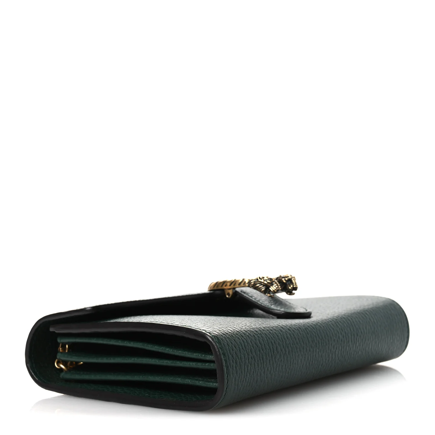 Calfskin Garden Dionysus Chain Wallet Emerald - Top Club