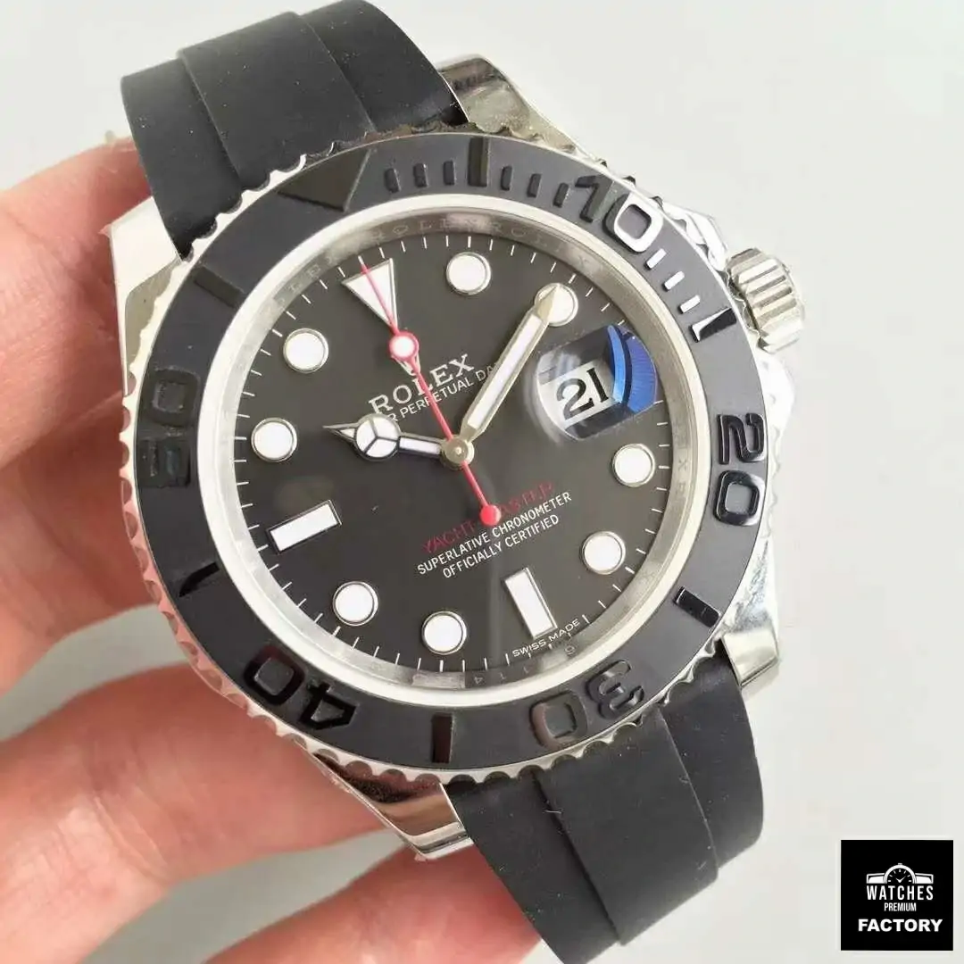 Rolex Yacht Master Custom 116655 40mm AR Factory Stainless Steel Case