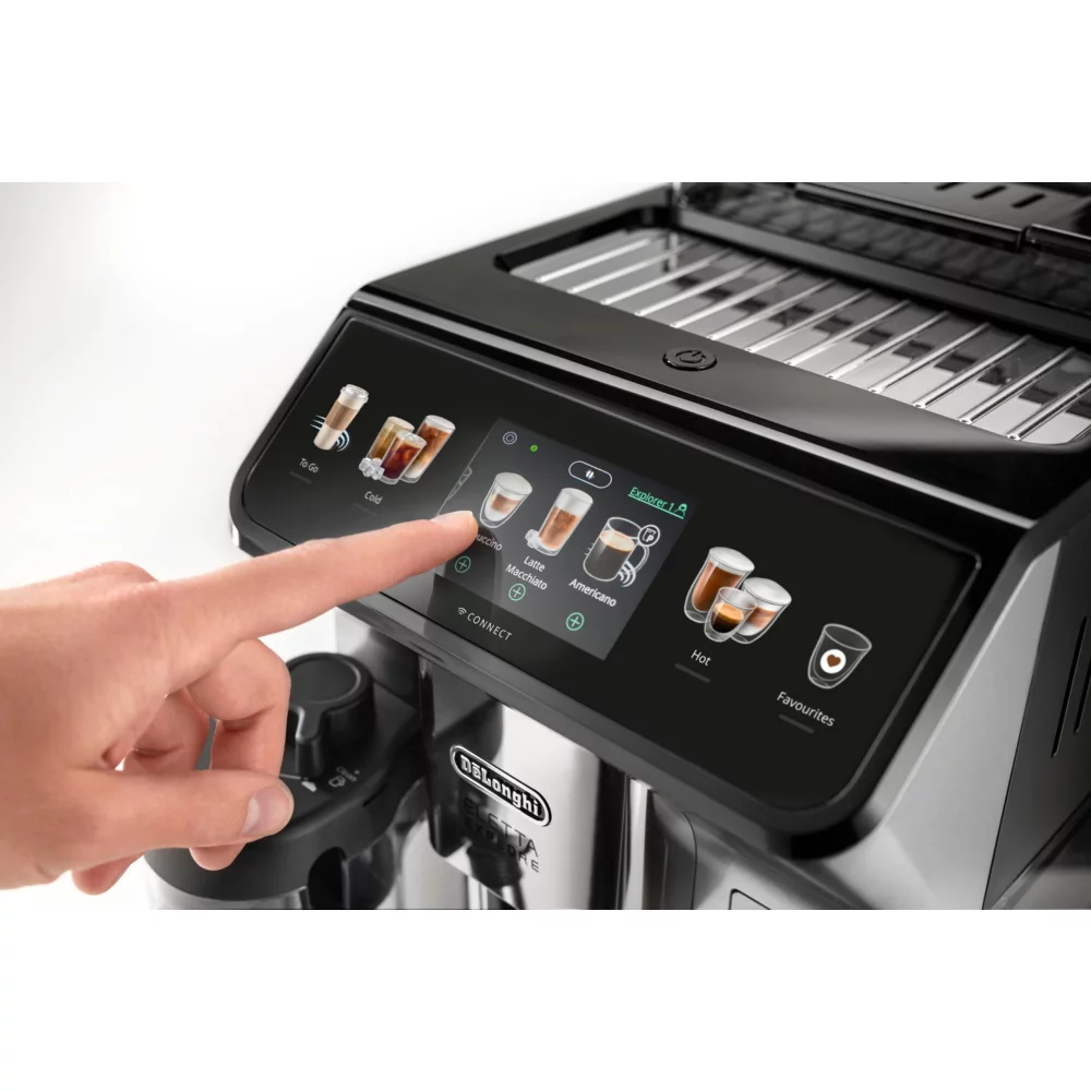 Espresso Grinder Delonghi Eletta Explore ECAM450.65.S Silber