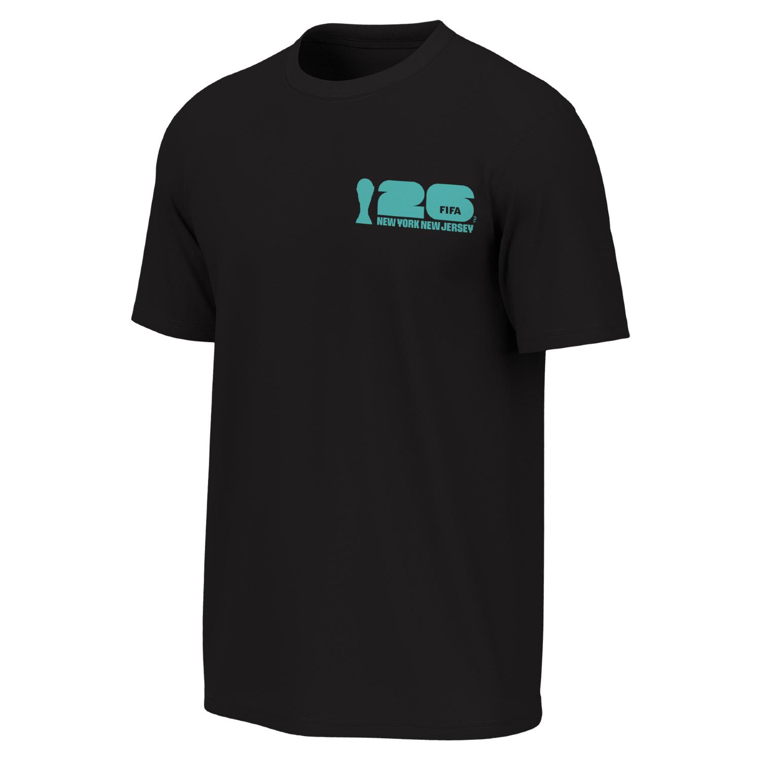 2026 World Cup New York New Jersey Poster Black T-Shirt - Unisex