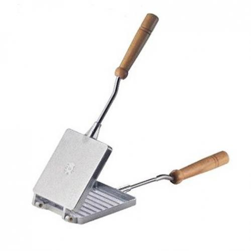 Tosti ijzer - Ouderwets model - Aluminium  gietijzer #1