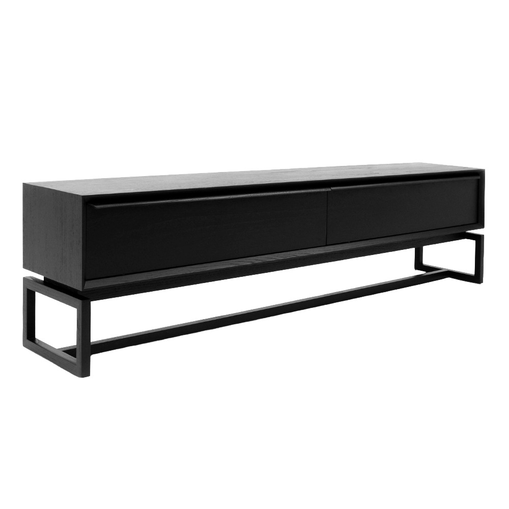 Tv meubel Aalvik 170 cm zwart